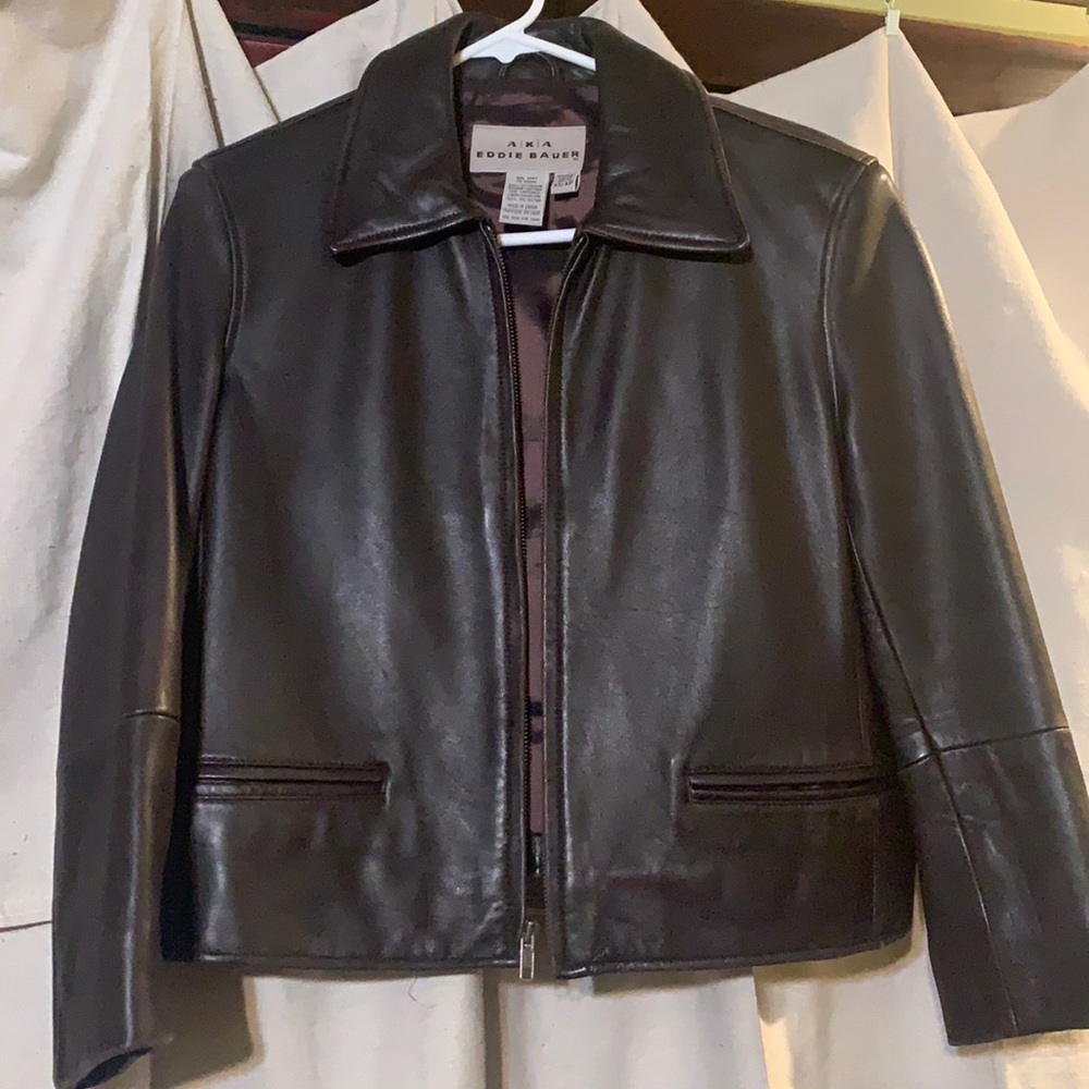 Eddie Bauer leather jacket